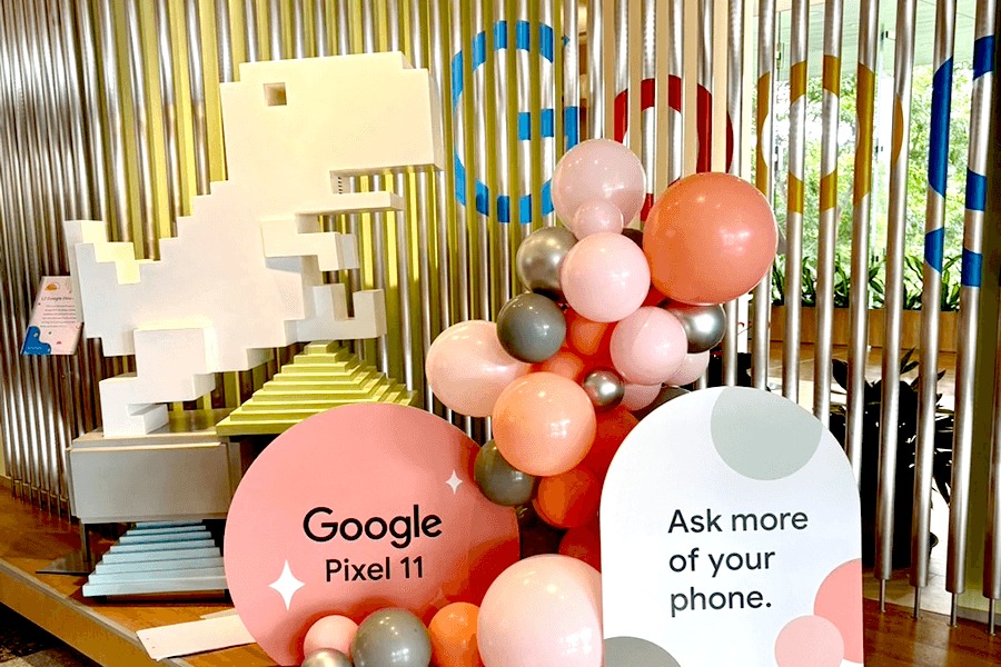 Google Pixel 11 發表前｜企業內部空間佈置製作