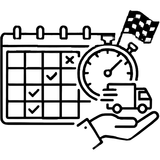 掌握時程，準時交付